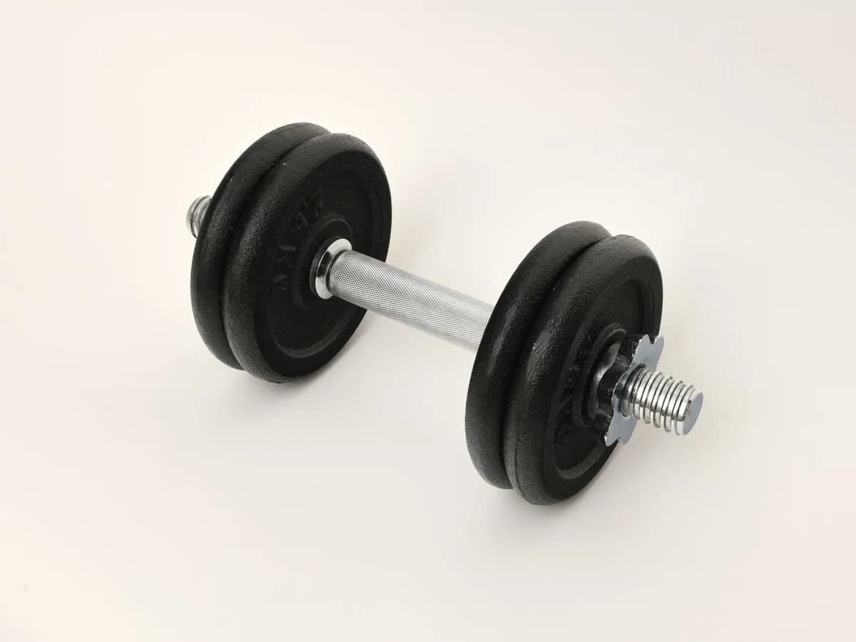 Black VYRA training dumbbell product photo